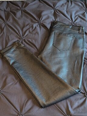 Black Faux Leather Jeggings